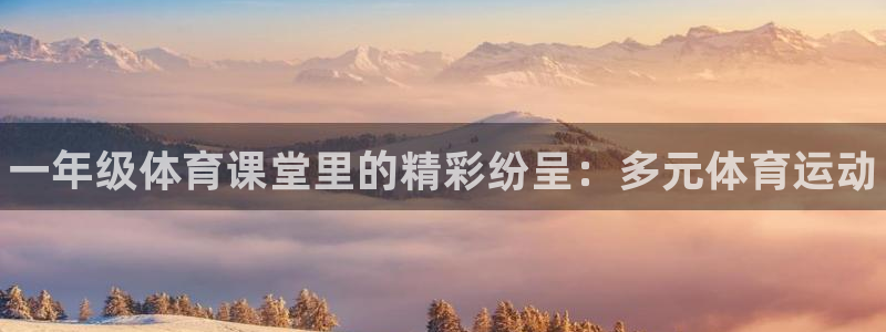 德国MK体育官方正版app集团：一年级体育课堂里的精彩纷呈：