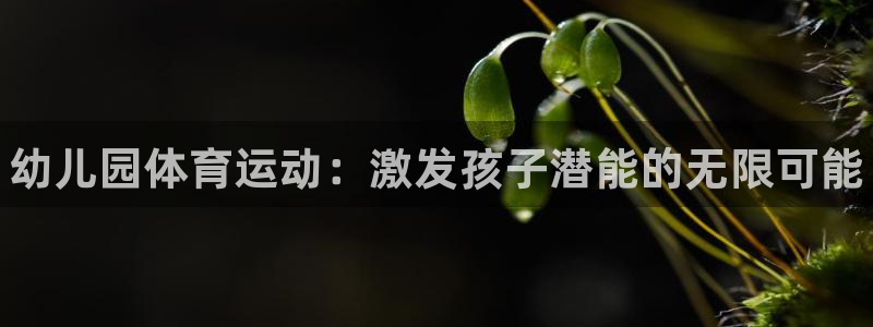 MK体育官网下载是干嘛的公司：幼儿园体育运动：激发孩